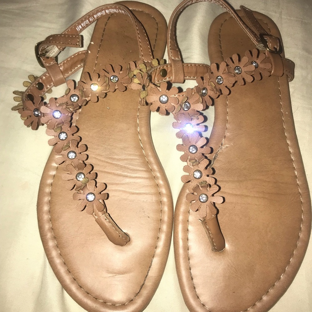 Floral sandals